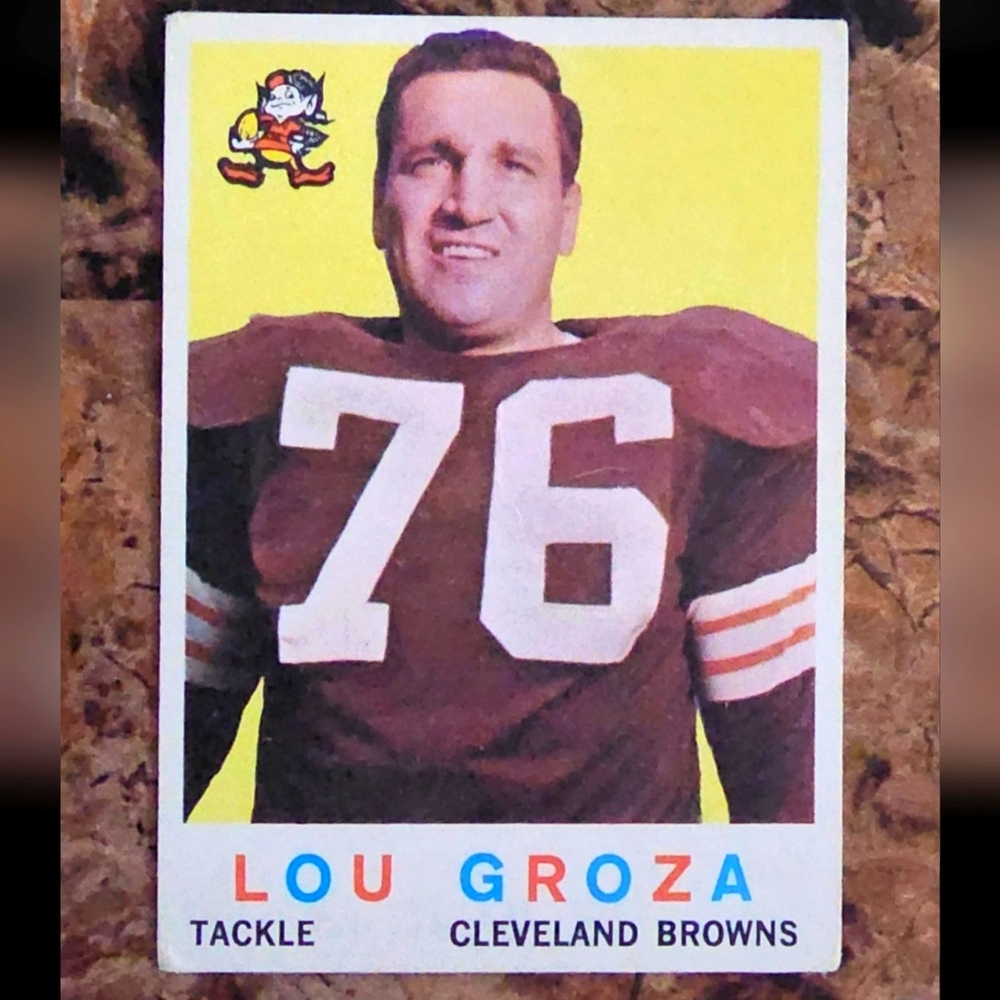 Topps 1959 #60 Lou Groza football card
